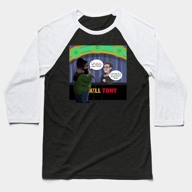 David Lucas & Tony Hinchcliffe Roasting Eachother - Kill Tony Podcast Merch & Gifts Baseball T-Shirt by Ina